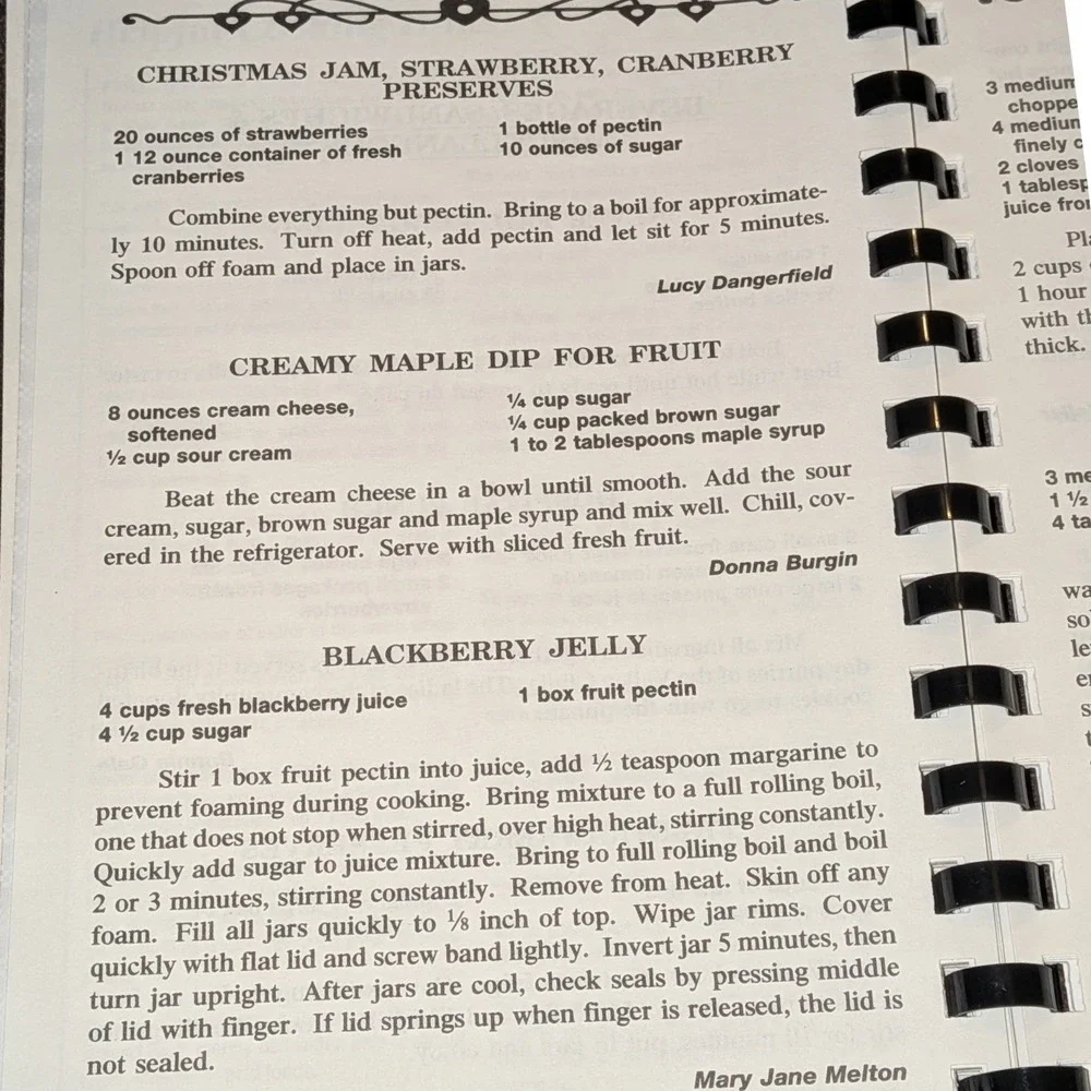 Village Vittles Chimney Rock Fire Dept Ladies Auxiliary Cookbook 2001